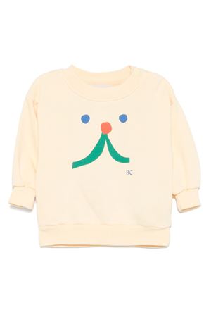 beige cotton sweatshirt BOBO CHOSES KIDS | B224AB030.